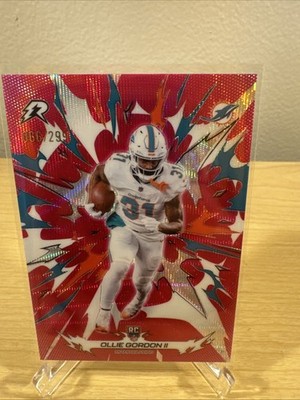 Topps Resurgence 2025 Ollie Gordon Pink 066 /299 Miami Dolphins