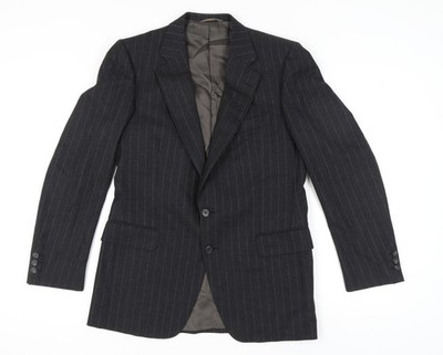 Sidi by git Herren Wollblazer schwarz Nadelstreifen, Gr. UK 40R