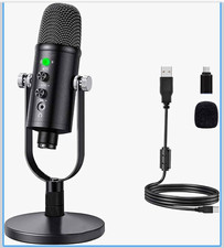 USB Cardioid Condenser Microphone Stand Noise...
