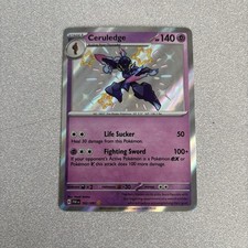Ceruledge - 162/091 - Shiny Rare NM, English Pokemon Paldean Fates on eBay
