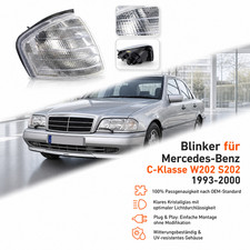 F&uuml;r Mercedes W202 S202 C-Klasse 93-00 Blinkleuchte Blinklicht Rechts Wei&szlig;