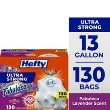 Ultra Strong 13 Gallon Tall Kitchen Trash Bags Lavender Scent 80 Bags