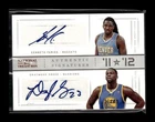2012 NATIONAL TREASURES 11 VS. 12 SIGNATURES DRAYMOND GREEN KENNETH FARIED #/49