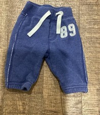 Baby Gap Blue Sweat Pants Sz 0-3 Months