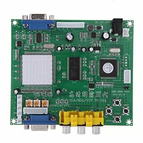 CGA EGA RGB to VGA GAME Video Converter pcb VGA Output Game Convert ...
