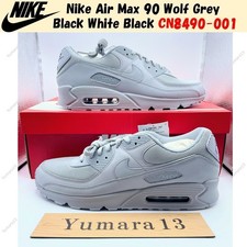 Nike Air Max 90 Wolf Grey Black White Black CN8490-001 Men's Size