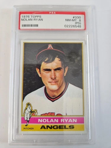 1976 Topps Nolan Ryan #330 PSA 8 (PD) California Angels