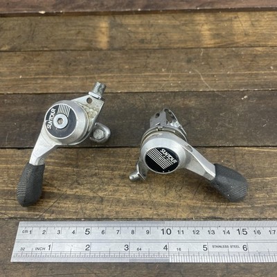 Vintage Suntour Alpha 3000 Six Speed Index Thumb Shifters Japan