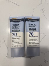 Neutrogena Ultra Sheer Dry-Touch SPF 70 Sunscreen 70 Lotion 5 oz Lot Of 2
