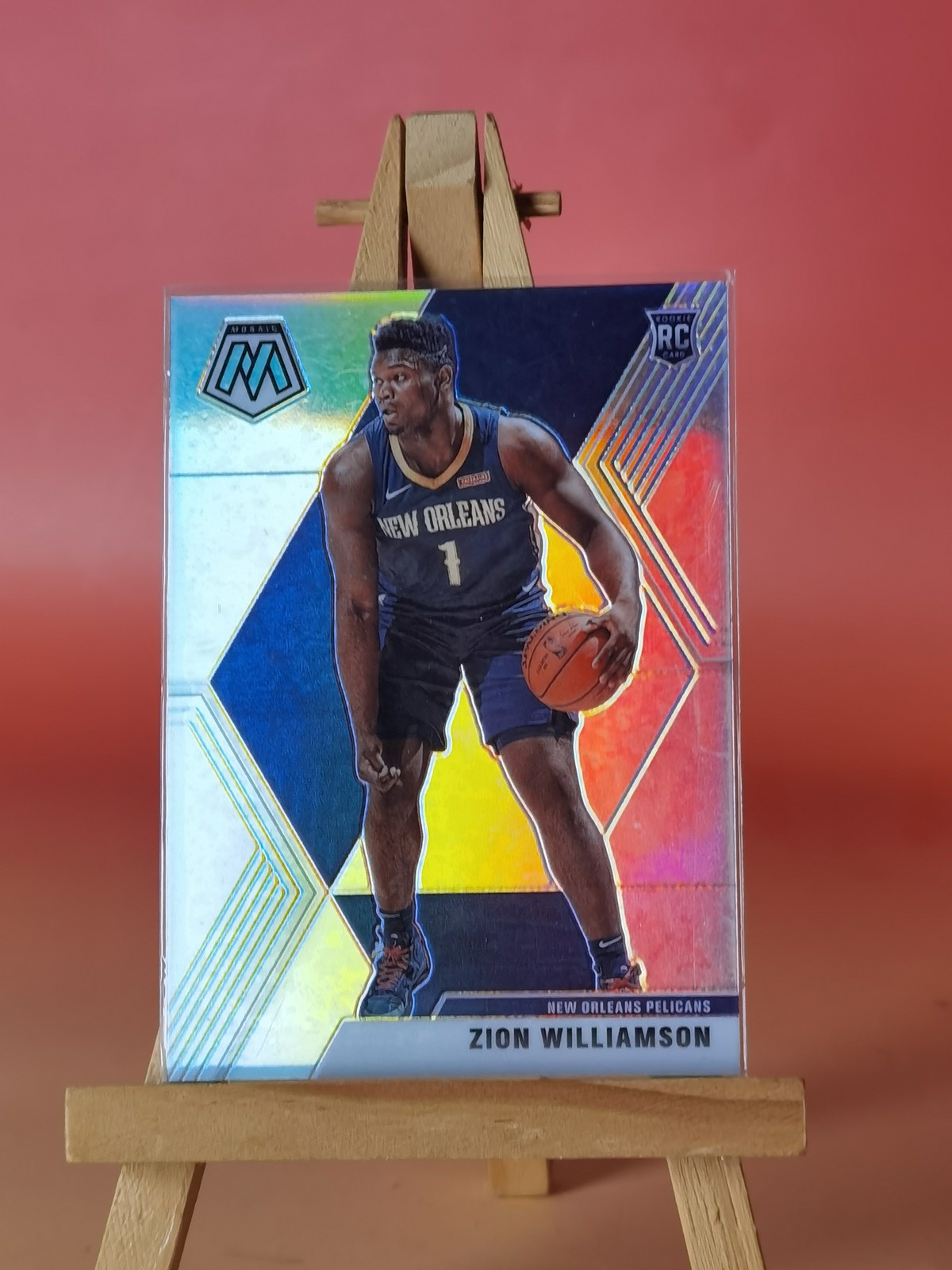 2019-20 Mosaic Zion Williamson RC Silver Rookie #209 Pelicans