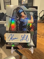 2025 Panini Prizm Kellon Lindsey Sensational Signatures Silver Prospect RC Auto
