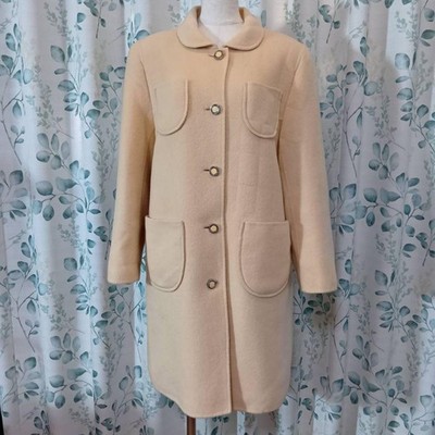Courreges Women's Coat Size 9AR Beige