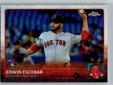 2015 Topps Chrome #168 Edwin Escobar Refractor