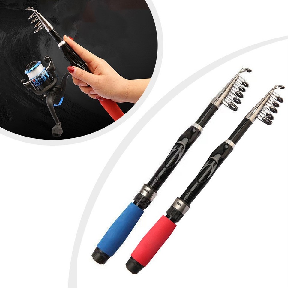 Compact Fishing Rod Mini Fishing Rod Color Options Fishing Trip Fishing