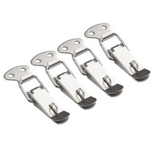 4PCS Door Latches 7.2 2.7Cm Cold Rolled Steel Cabinet Spring Catch Boxes Handle