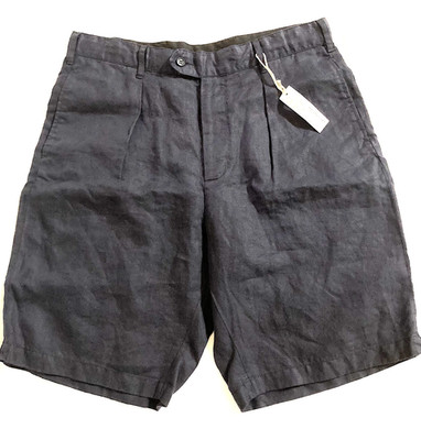 Engineered Garments Linen Shorts Men's Size M Dark Blue Made in USA