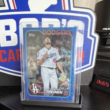 Topps 2024 Update Blake Treinen #US196 Blue Holo Foilboard /999 Dodgers