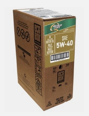 Quaker State Ult Dura Euro 5W-40 Full Synthetic Motor Oil, 1 - 6 Gallon Ecobox