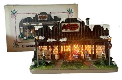 Cracker Barrel Christmas Village Light-Up Old Country Store W/Box Cord 2005 Work
