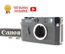  MINT w/Strap Canon P Repaint Black 35mm Rangefinder Film Camera L39 From JAPAN