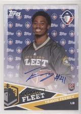 2019 Topps Alliance of American Football Auto Travis Feeney #AU-TRF Auto 0g0
