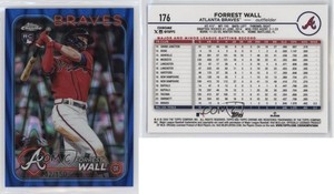 2024 Topps Chrome Blue RayWave Refractor /150 Forrest Wall #176 Rookie RC