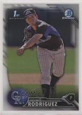 2016 Bowman Chrome Prospects Refractor 288/499 Helmis Rodriguez #BCP195 s3g