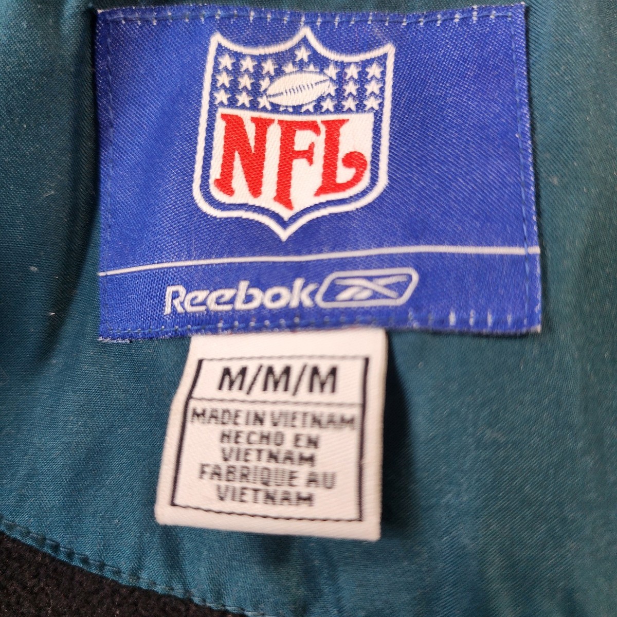 Reebok vtg 90's NFL Jacket Phildelphia Eagles lined Sz Med Coat