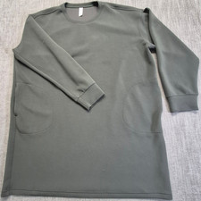 Spanx Air Essentials gray crewneck tunic swea...