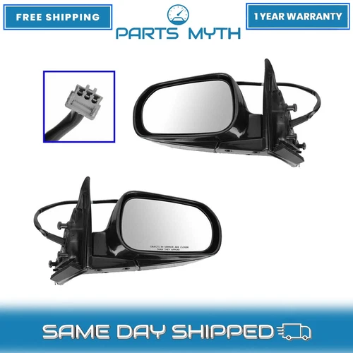 NEW Power Side View Mirrors Folding Set Fits For 1999-2002 Honda Accord Sedan