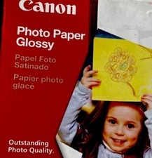 Canon Inkjet Photo Paper Glossy  4” x 6” 50 Sheets -
