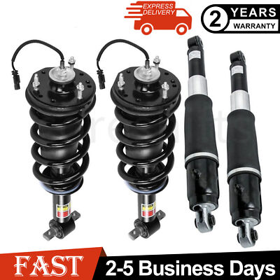#ad 4PCS Front Rear Shock Strut Electric for Cadillac Escalade ESV Suburban Yukon $360.00