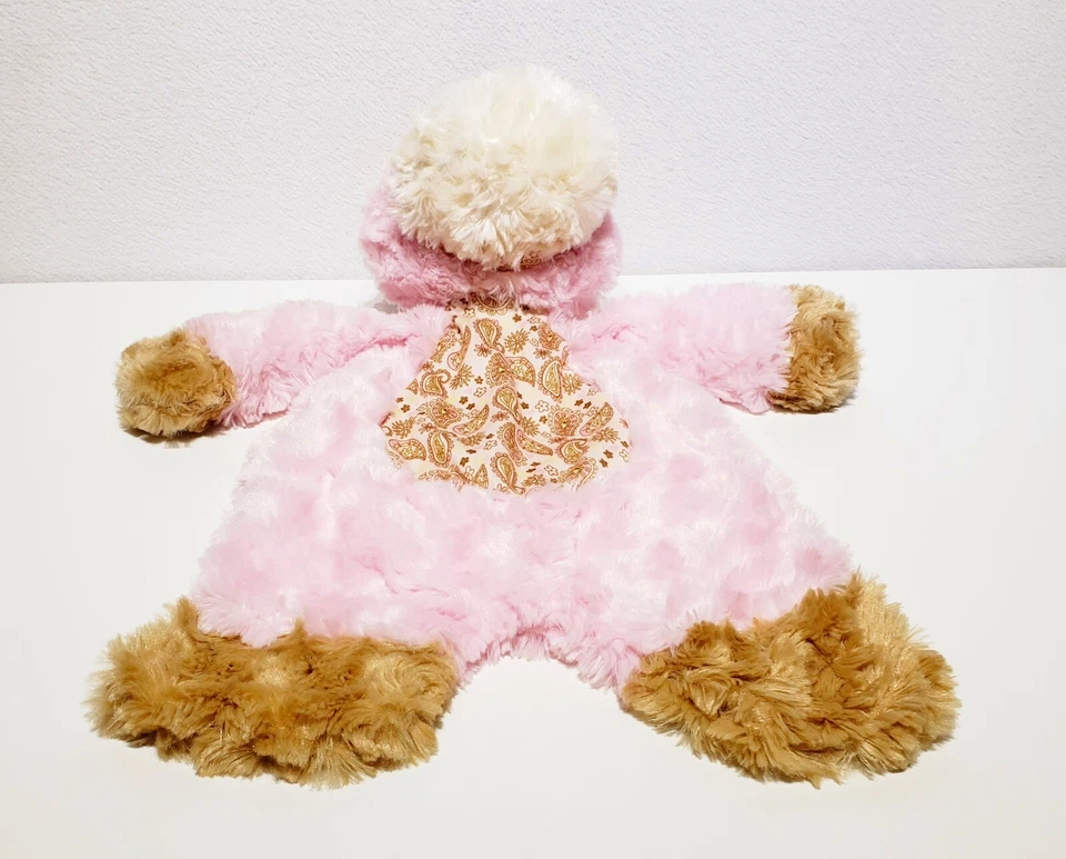 Baby Ganz Linda Rosa Plana A Pat Peluche Caballo Pony Lovey Manta de Seguridad 18" Usada en Excelente Condición Foto 2 de 4