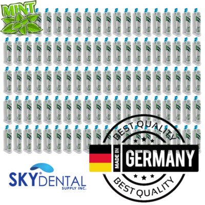 100x50ml Dental Bite Registration Impression Material Fast Regular set Mint