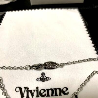 Vivienne Westwood Necklace MAN ROXANNE Silver IN BOX | eBay