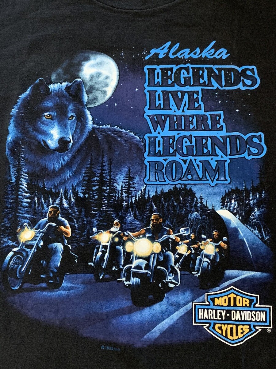1995 Rare Vtg Harley Davidson Legends Live Where Legends Roam