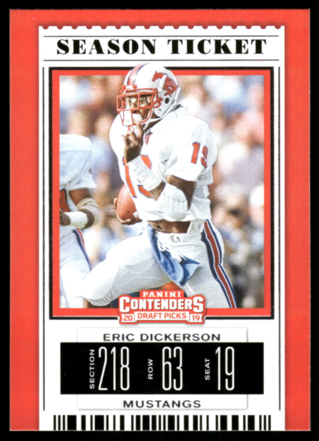 2019 Panini Contenders Draft Picks Collegiate #38 Eric Dickerson