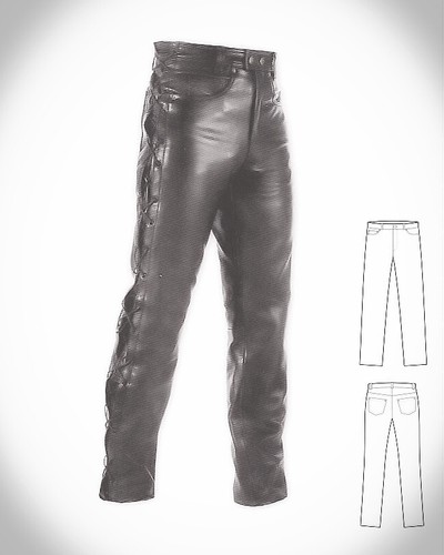 Pantaloni Biker In Pelle | Collezioni Karl Lagerfeld | By Karl Lagerfeld |  Karl.Com