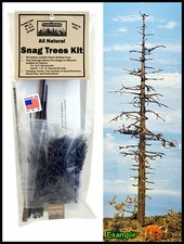 SNAGS Model Fir Trees KIT, makes 5 SNAGS, greatDETAIL, HO/N/O/S