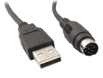 FX-USB-AW Programming Cable USB to RS422 Adapter for Mitsubishi