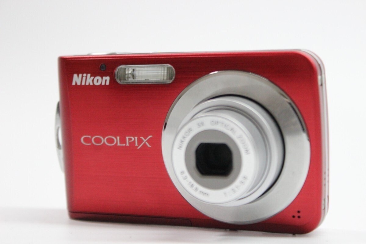 Nikon COOLPIX S210 Red Digital Camera 8.0MP 3x Optical Zoom From