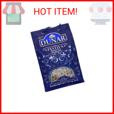 Dunar - Festiva Pusa Basmati Rice, 10 Lb