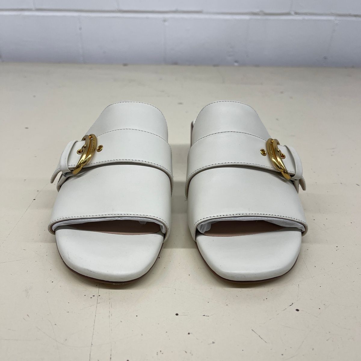 COLE HAAN Crosby Slide Sandals Women's Size 6.5 Ivory