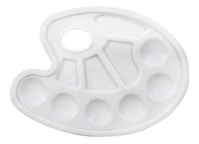 Crafter's Square Artist Plastic Paint Palette Trays with 10 wells ~ Qty 1