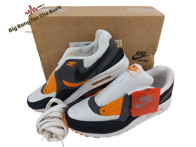 Nike Air Max Light Weiß Schwarz Gold Amber Midnight Fog Gr. 45 Retro Sneaker