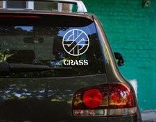 Crass Car Decal Vinyl Band Logo Glossy Bumper Sticker Crust Punk Discharge