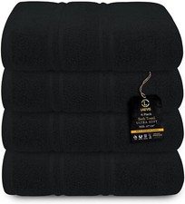 4 x Large Jumbo Bath Sheet Towels 100% Egyptian Cotton Bath Sheets Big Towels 