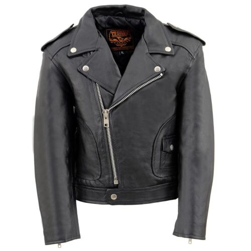 Milwaukee Leather Boys Updated Classic Motorcycle Jacket **Beltless** - LKK1920 - Picture 1 of 7