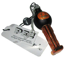 Kat  Annie PEZ Christmas Ornament MINI PUMPKIN Measures 1.5 x 1.5 x 3.5 inches