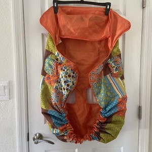 Infantino Baby Infant Girls Boys Child Compact Shopping Cart Cover Orange Retro